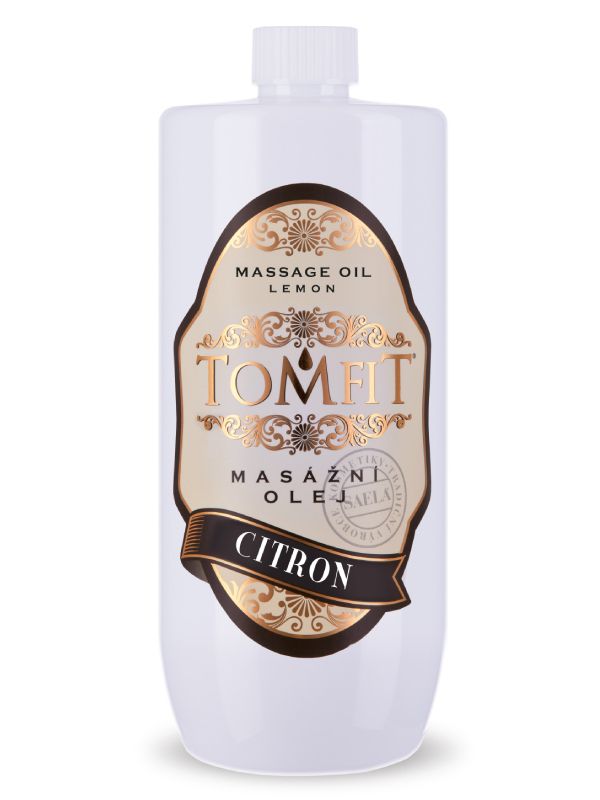 Masážní olej TOMFIT - citron 1 l SAELA s.r.o.