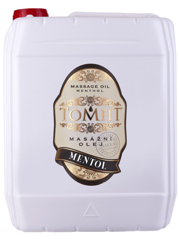Masážní olej TOMFIT - mentol 5 l SAELA s.r.o.