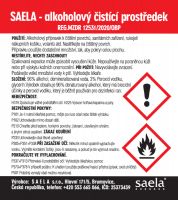 SAELA - alkoholový čistící prostředek na povrchy - 5l kanystr - náhradní obal SAELA s.r.o.