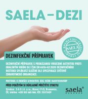 SAELA - DEZI - dezinfekce na ruce - 5l kanystr - náhradní obal SAELA s.r.o.