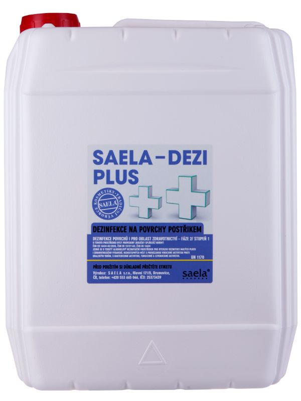 SAELA - DEZI PLUS - dezinfekce na povrchy - 5l kanystr - náhradní obal SAELA s.r.o.