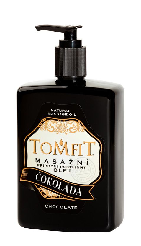 TOMFIT přírodní masážní olej - ČOKOLÁDA 500 ml SAELA s.r.o.