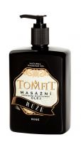 TOMFIT přírodní masážní olej - RŮŽE 500 ml