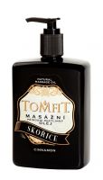 TOMFIT přírodní masážní olej - SKOŘICE 500 ml