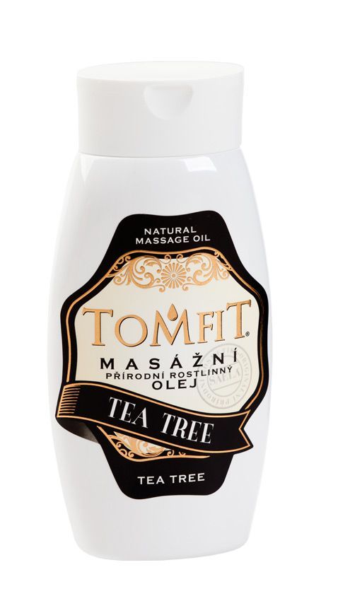 TOMFIT přírodní masážní olej - TEA TREE 250 ml SAELA s.r.o.